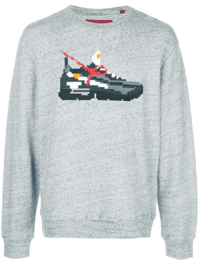 Mostly Heard Rarely Seen 8-bit Virgil 3 Sweatshirt In Grey