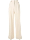 See By Chloé Plain Wide Leg Pants In Neutrals