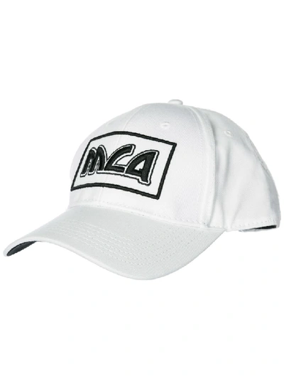 Mcq By Alexander Mcqueen Adjustable Cotton Hat Baseball Cap Metal Logo In White