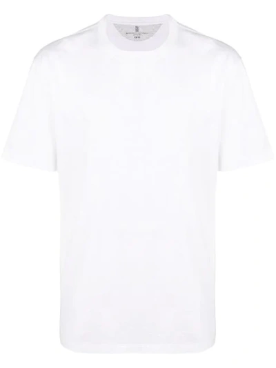 Brunello Cucinelli Classic Crewneck T In White