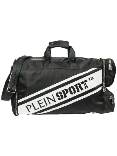 Philipp Plein Howee Duffle Bag In Black - White