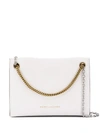 Marc Jacobs Double Chain Crossbody Bag In White
