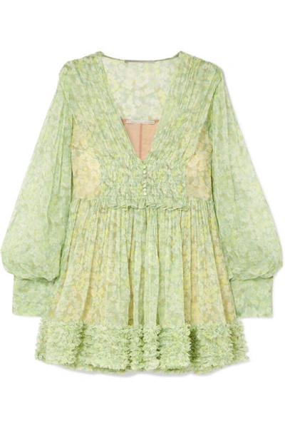 slim fit dress slacks Stella McCartney Green Sleeveless Silk Cut Out Maxi Dress Size IT 42 ( –  Sellier main image 1