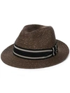Etro Fedora Hat In Brown