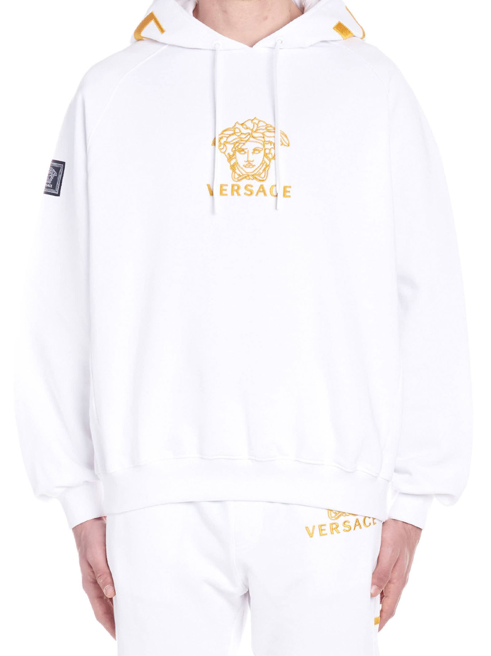 Versace Hoodie In White | ModeSens