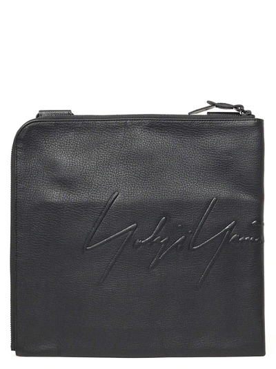 Yohji Yamamoto Messanger Bag In Black