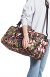 Herschel Supply Co Novel Canvas Duffle Bag - Black In Jungle Hoffman