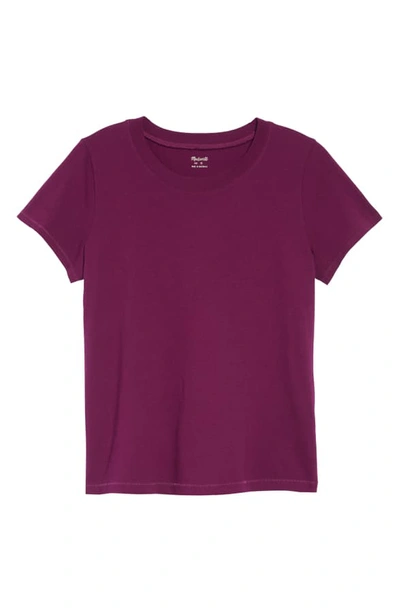 Madewell Northside Vintage Tee In Mulled Wine