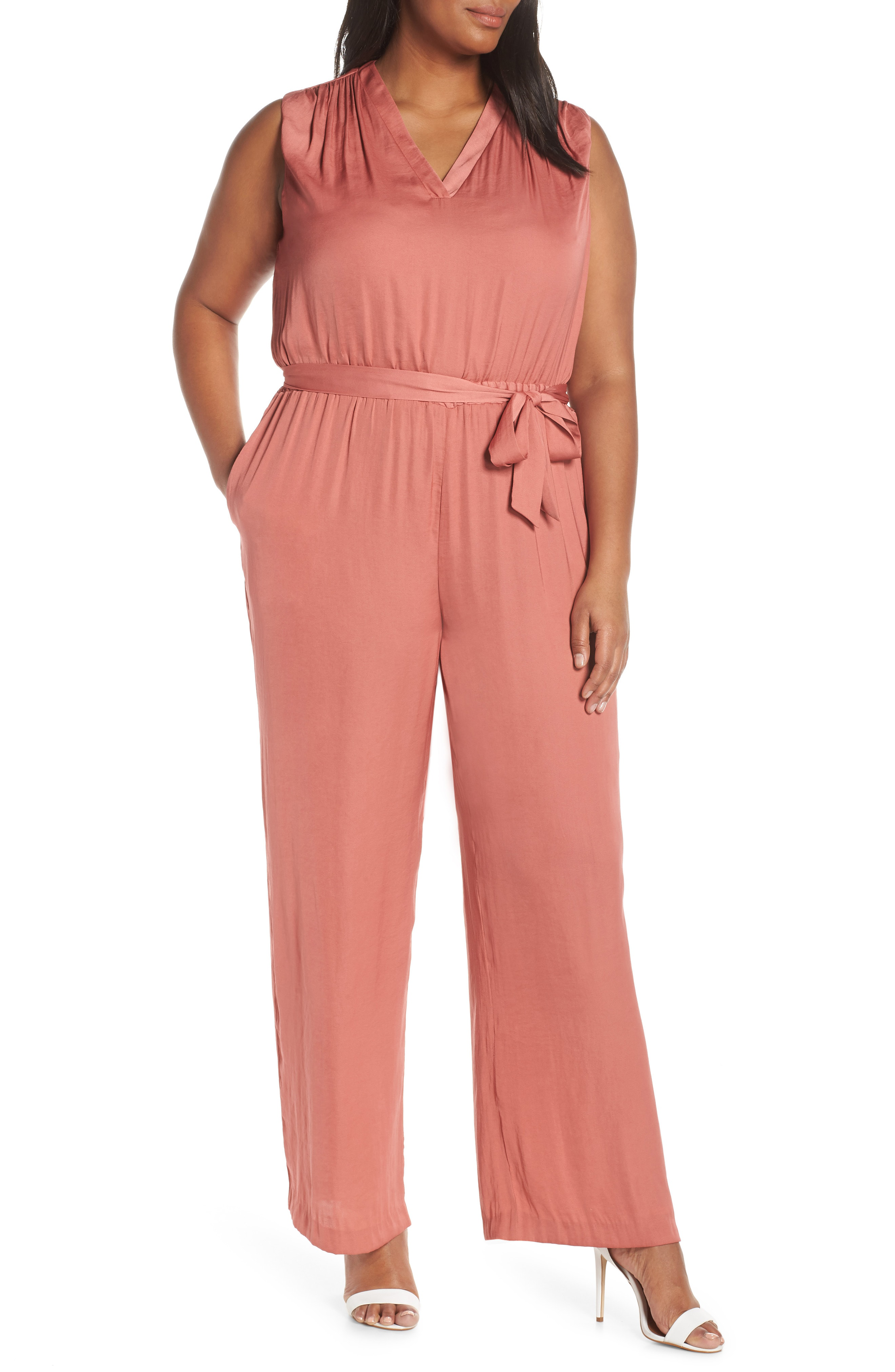 sahara belted jumpsuit