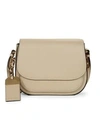 Marc Jacobs Rider Leather Saddle Bag In Beige