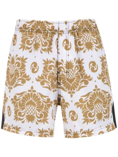 Osklen Shorts Mit Print In Yellow