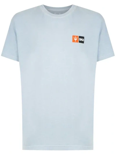 Osklen T-shirt With Print Detail In Blue