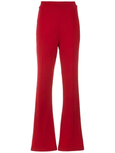 Osklen Flared Trousers In Red