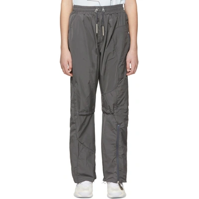 A-cold-wall* Grey Puffer Tie Lounge Pants In C437 Slate