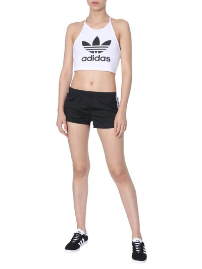 Adidas Originals 3-stripes Shorts In Black