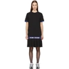 Opening Ceremony Scallop Elastic Logo T-shirt Dress In Black