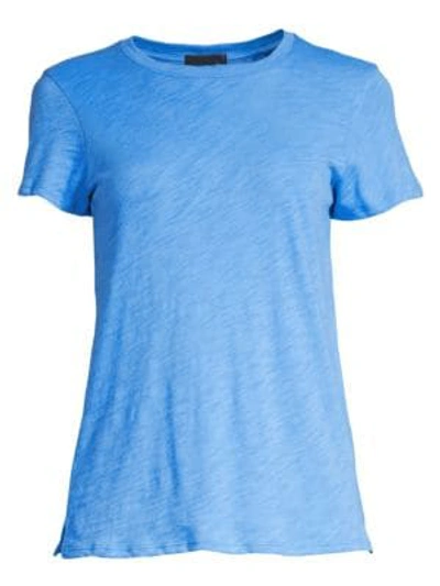 Atm Anthony Thomas Melillo Cotton Schoolboy Crewneck Tee In Sky