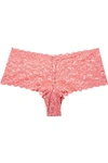 Hanro Luxury Moments Boyleg Briefs In Antique Rose