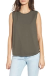 Ag Ryker Relaxed Muscle Tank In Ash Green