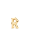 Rebecca Minkoff Jewelry Initial Stud Earring In Gold-r