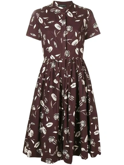 Antonelli Lorena Shirt Dress In Brown