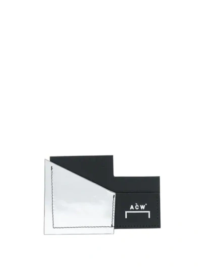 A-cold-wall* Slip-on Cardholder In Black Silver