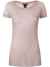 Avant Toi Round-neck Tulle T-shirt In Neutrals