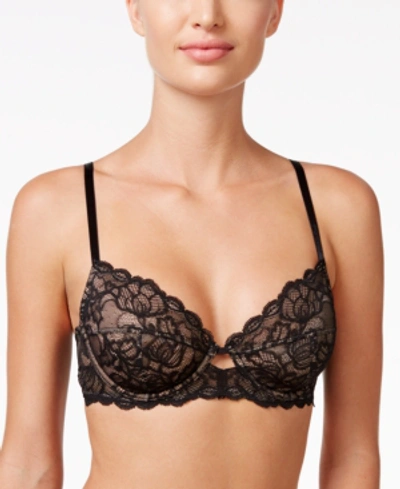 Calvin Klein Unlined Balconette Lace Bra In Ivory