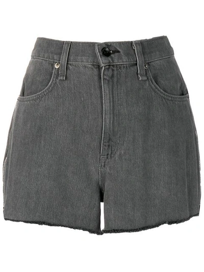 Rag & Bone Sofia Denim Shorts In Grey