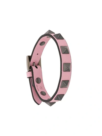 Valentino Garavani Rockstud Bracelet In Pink