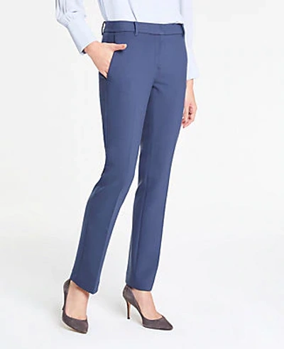 Ann Taylor The Petite Straight Leg Pant - Curvy Fit In Midnight Sapphire