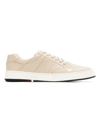 Osklen Leather Panelled Sneakers In Neutrals