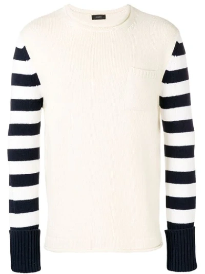 Joseph Sailor Knit Jumper In Neutrals