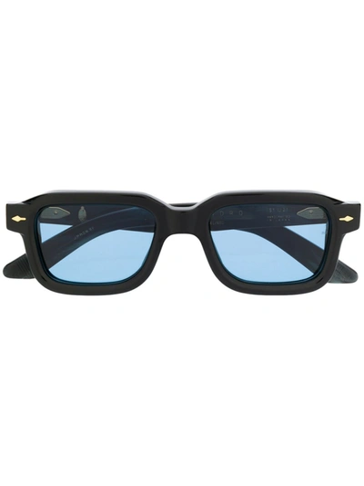 Jacques Marie Mage Sandro Square-frame Acetate Sunglasses In Jasper