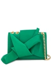 N°21 Knot Detail Shoulder Bag In Green