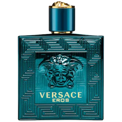 Versace Eros Eau De Toilette 3.4 oz/ 100 ml In Blue