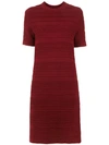 Egrey Knitted Dress In Red