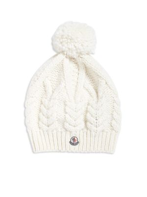 Moncler Cable Knit Pom-pom Hat In Na | ModeSens