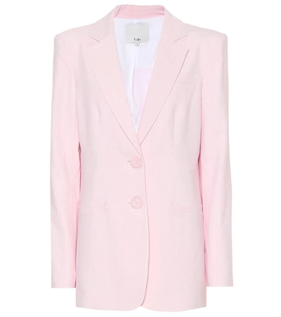 Tibi Single-breasted Blazer In Lilac