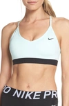 Nike Indy Sports Bra In Teal Tint/ Black/ Black