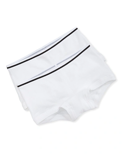 Cosabella Ana Boyleg Tween Bikini Briefs In White