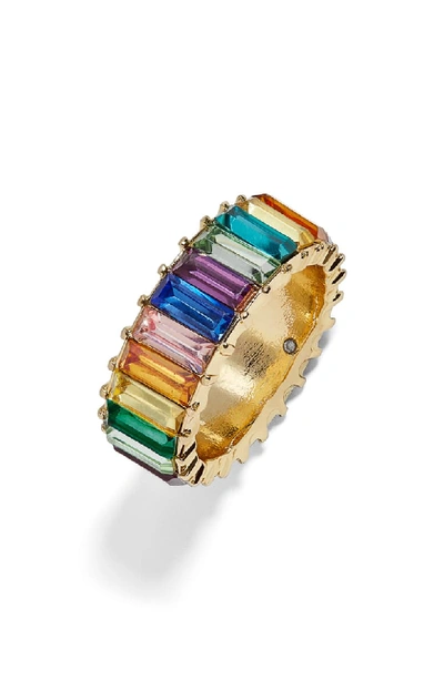 Baublebar Alidia Baguette Band Ring In Red Multi