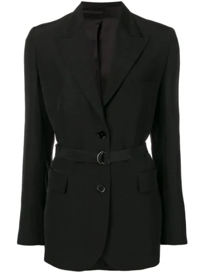 Christian Wijnants Jena Belted Blazer In Black