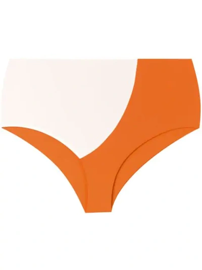 Mara Hoffman Lydia Bikini Bottom In Orange