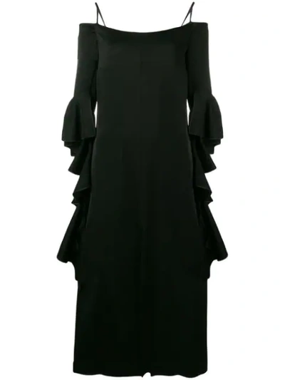 Ellery Precocious Crepe Dress In Black