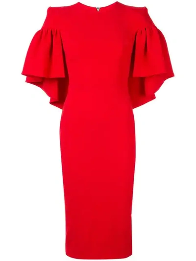 Alex Perry Coralie Dress In Red