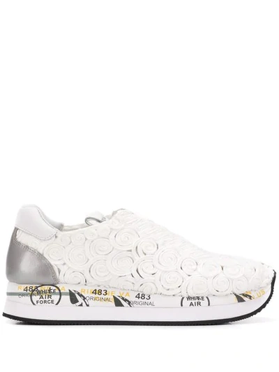 White Premiata Conny Sneakers In White