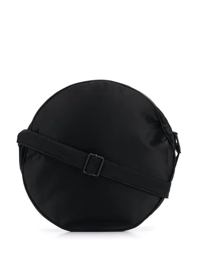 Mm6 Maison Margiela Round Shoulder Bag In Black