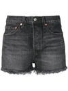 Levi's Denim Shorts In Grey