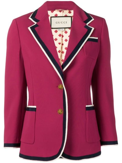Gucci Stretch Viscose Jacket - 粉色 In Pink
